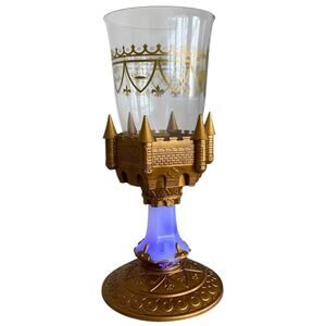 Castle Themed Goblet lights up Disney Beauty and the beast Collectible